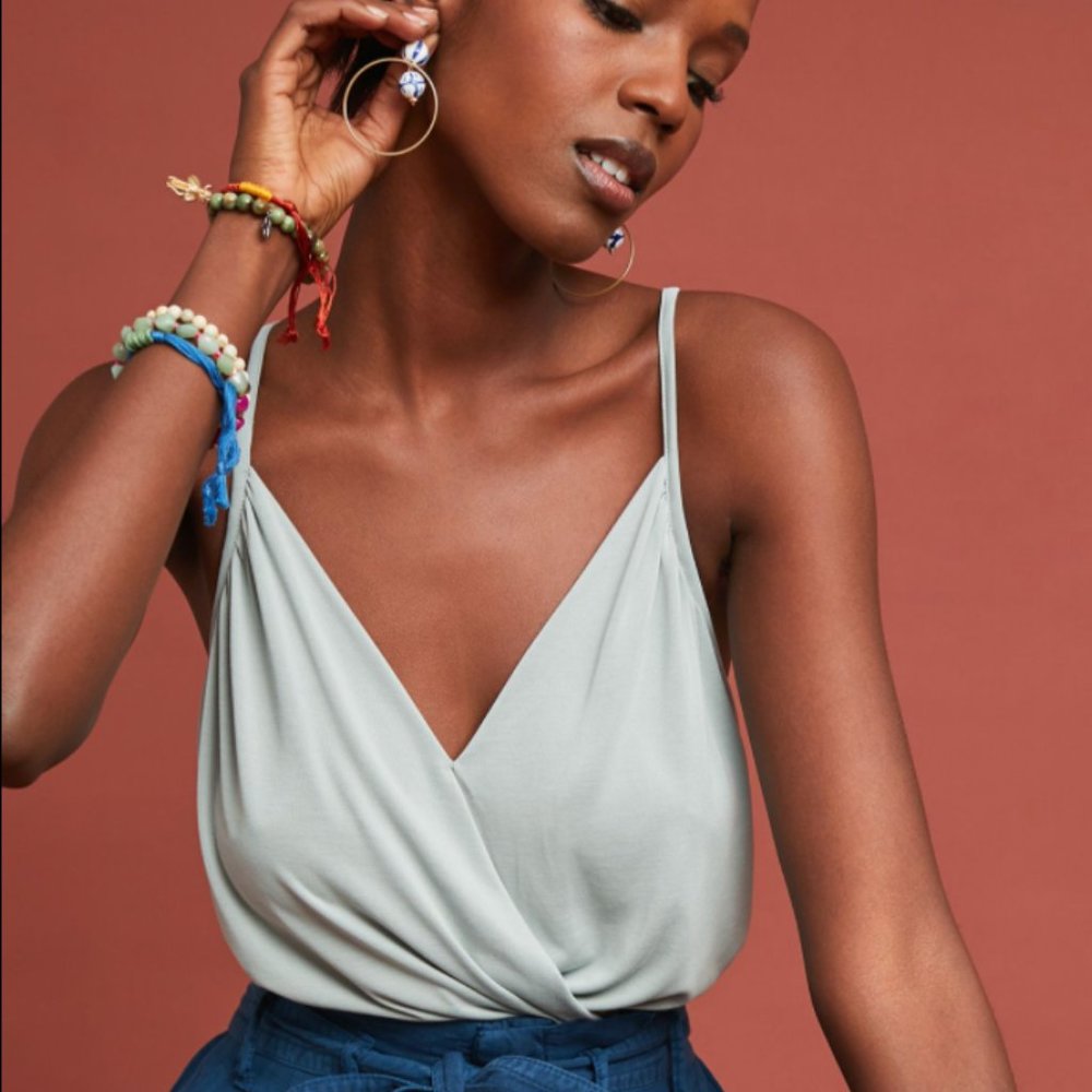 Eri & Ali Petipa Wrap Top- Anthropologie